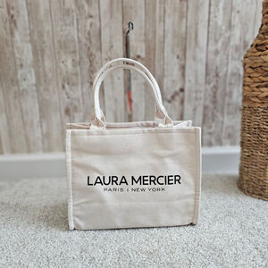 Laura Mercier Beige Small Tote Bag